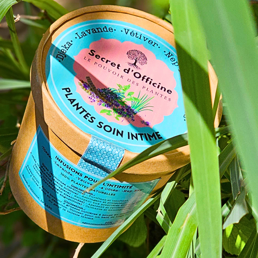 Cure Infusion Intime 100% Naturelle - Djeka, Lavande, Vétiver & Nep Nep 4 côtés