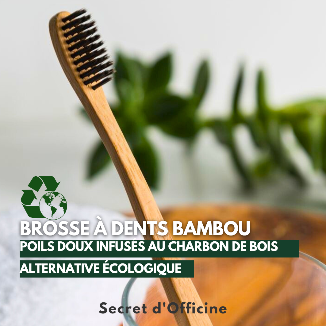Brosse à dents en bambou - Naturelle et écologique