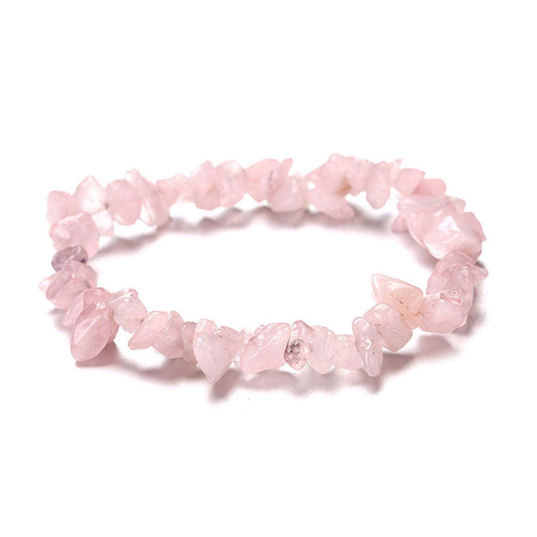 Bracelet en Quartz Rose : Pierre de l’Amour et de la Compassion
