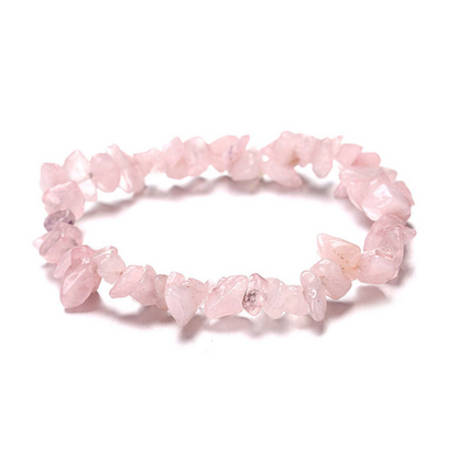 Bracelet en Quartz Rose : Pierre de l’Amour et de la Compassion