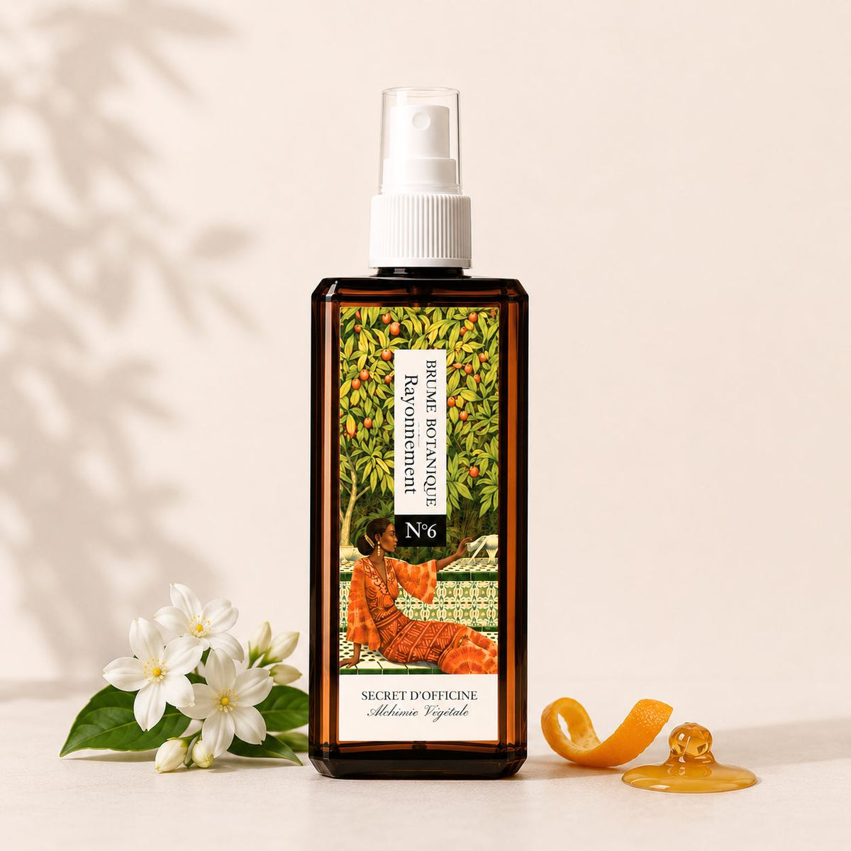 Brume Botanique RAYONNEMENT N°6 – Jasmin, Miel & Orange douce
