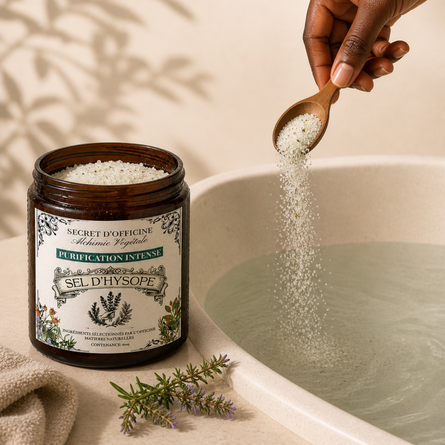 SEL DE BAIN D’HYSOPE | PURIFICATION INTENSE