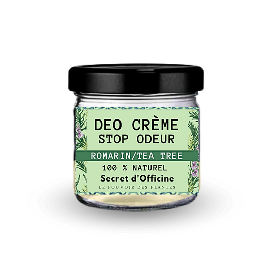 Déo Crème STOP ODEUR :              Romarin Tea tree